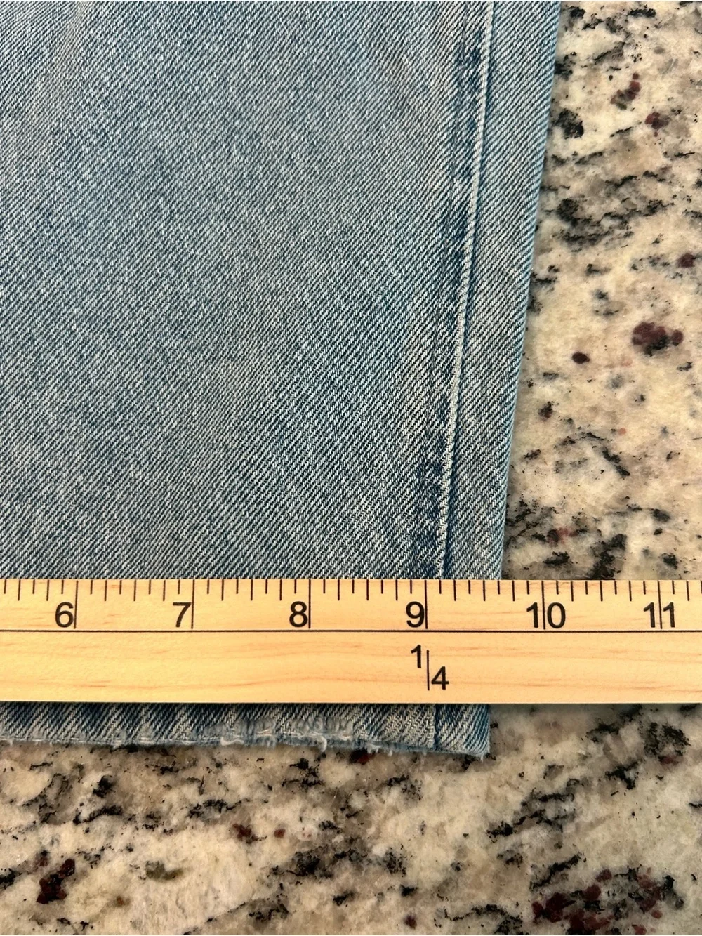 Scoop Baggy Barrel Seamed Light Wash Distressed Wide Leg Women’s Jeans 0 NWT - Picture 14 of 14